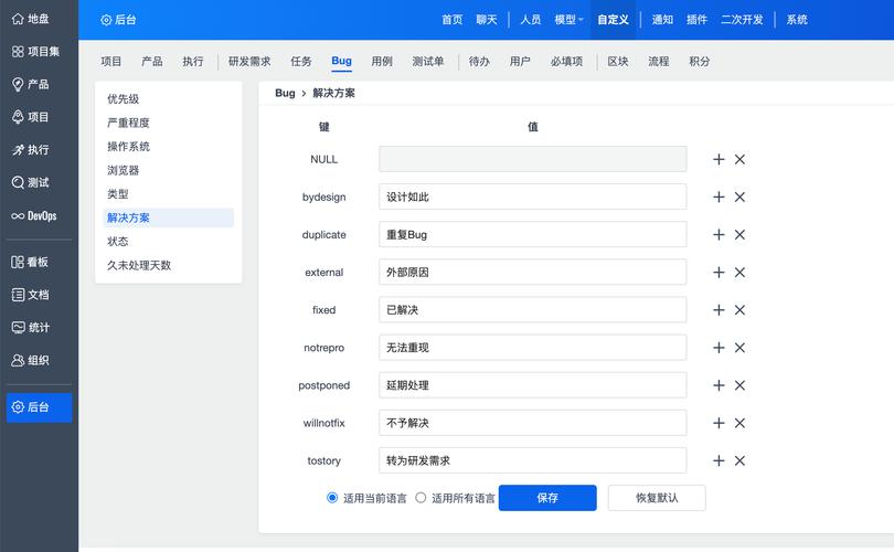 【禅道】研发需求,任务,用例,bug 的类型/状态 - 不灭的焱